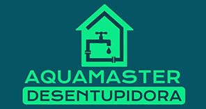 Logotipo Aquamaster Desentupidora